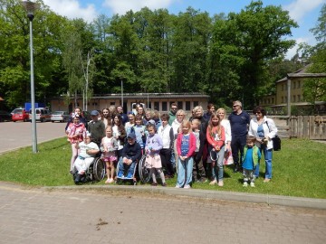 Piknik rodzinny w Lesie Łagiewnickim z okazji Dnia Matki i Dnia Dziecka, zorganizowany we współpracy z Fundacją Dzieciom Idziemy Razem oraz Strażą Miejską w Łodzi 26 maja 2019 r., <p>fot. A. Zaborowska</p>